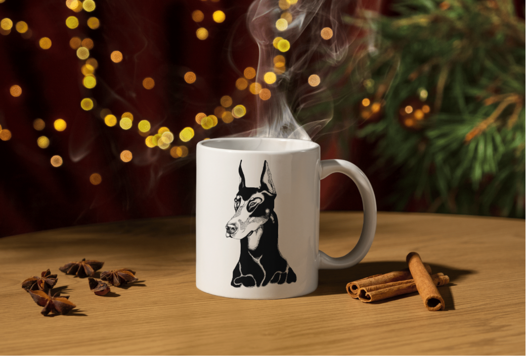 Mug Doberman
