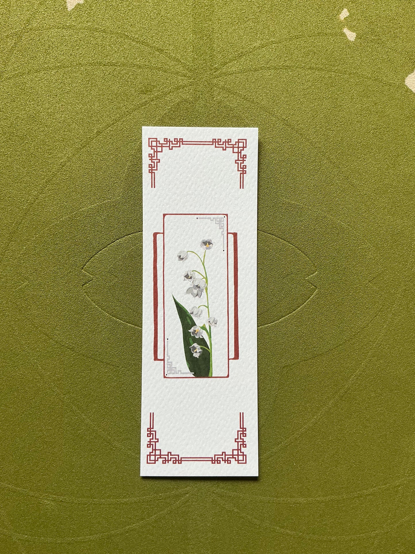 Marque page muguet
