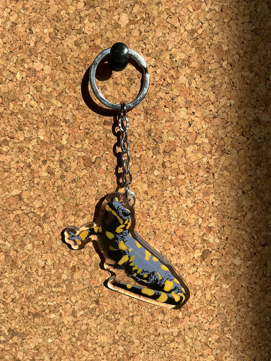 Porte-clefs salamandre